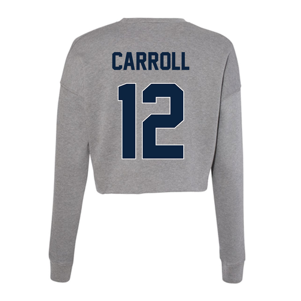 Xavier - NCAA Men's Basketball : Tre Carroll - Women's Cropped Crew Fleece-1