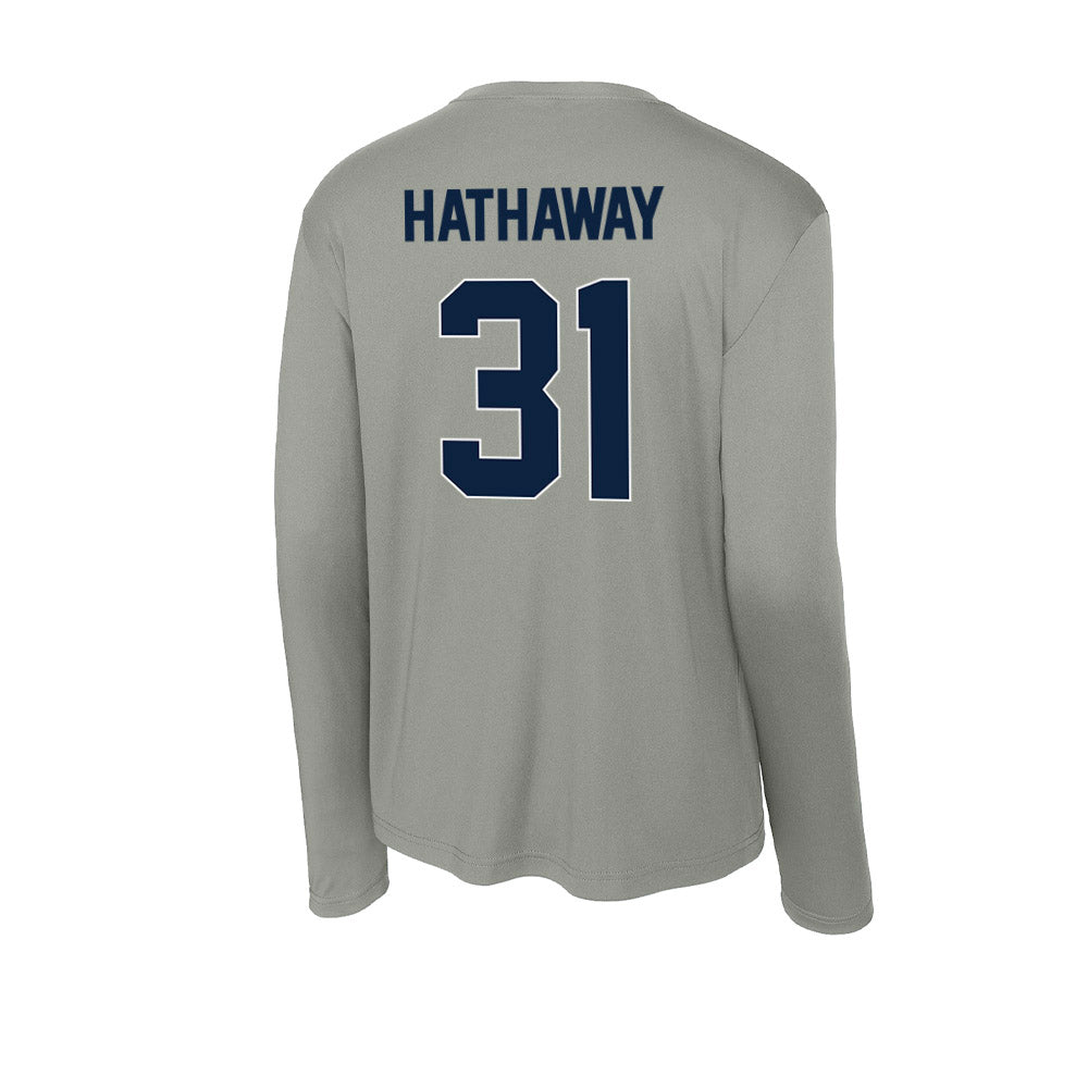 Xavier - NCAA Women's Lacrosse : Genevieve Hathaway - Activewear Long Sleeve T-Shirt-1