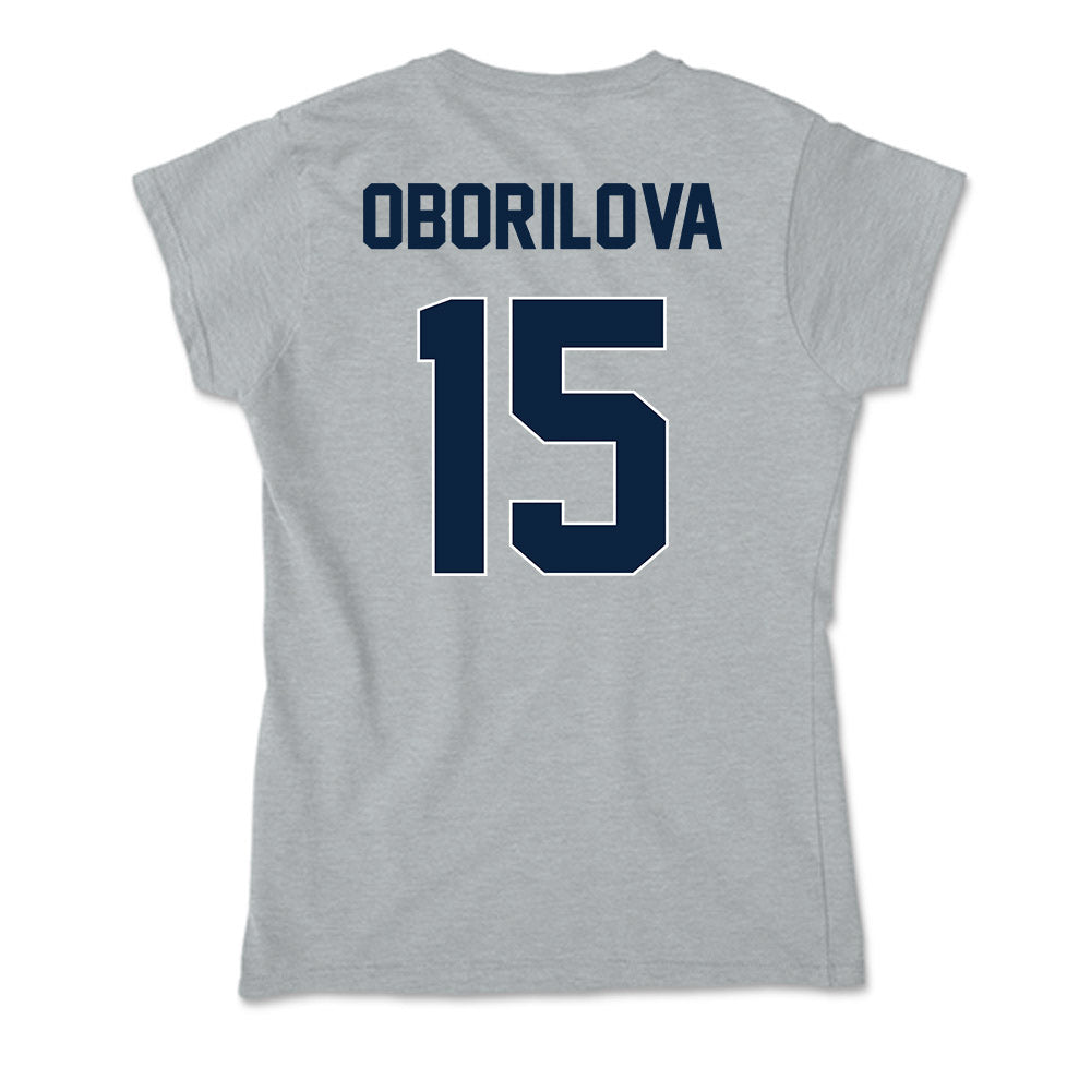 Xavier - NCAA Women's Basketball : Petra Oborilova - Soft Style Women’s T-Shirt-1
