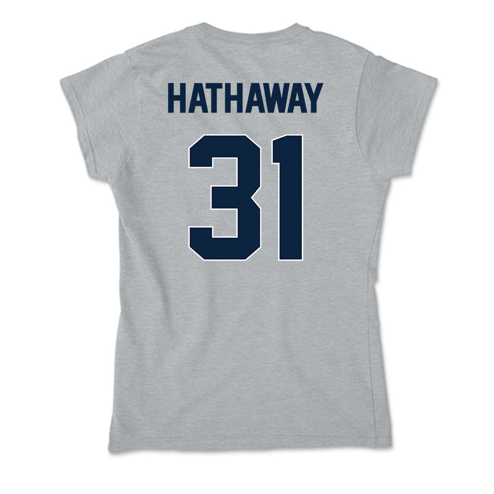 Xavier - NCAA Women's Lacrosse : Genevieve Hathaway - Soft Style Women’s T-Shirt-1