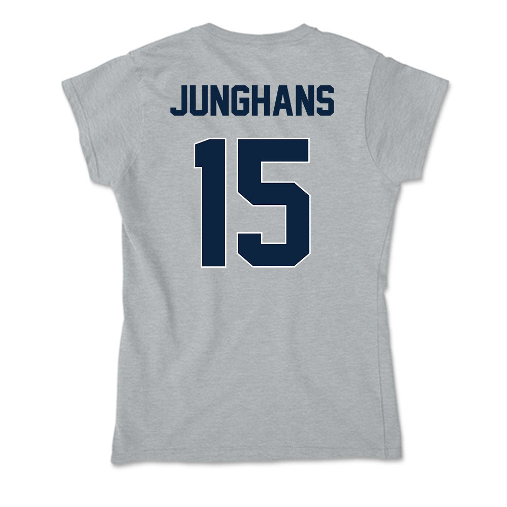 Xavier - NCAA Baseball : Alex Junghans - Soft Style Women’s T-Shirt-1