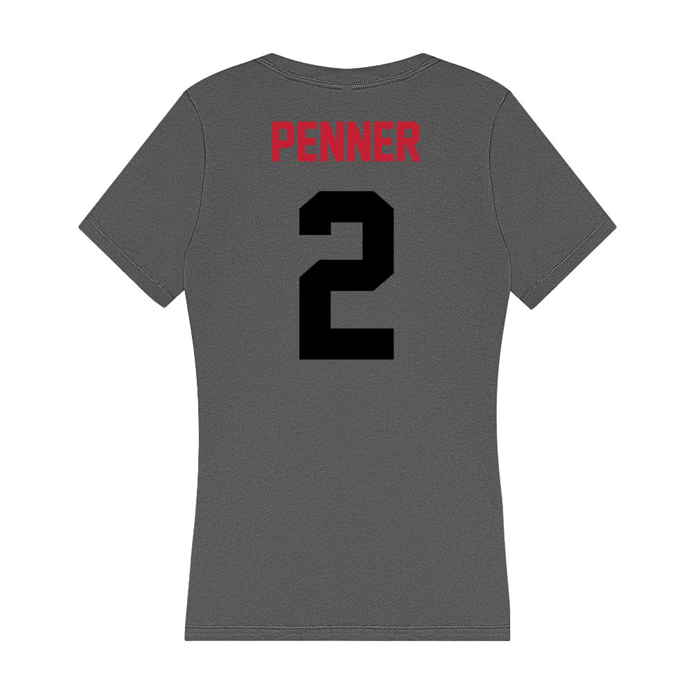 Seattle - NCAA Women's Soccer : Caroline Penner - Women's V-Neck T-Shirt-1