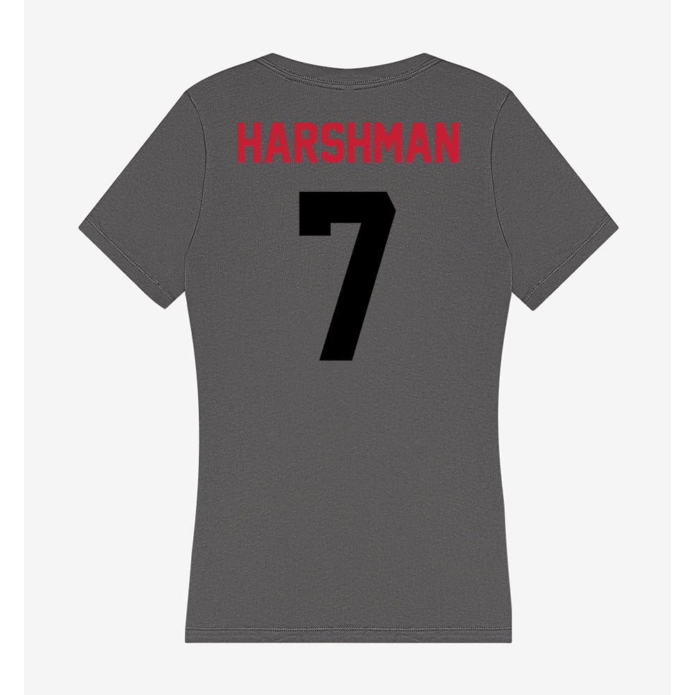 Seattle - NCAA Men's Basketball : Jeremiah Harshman - Women's V-Neck T-Shirt-1