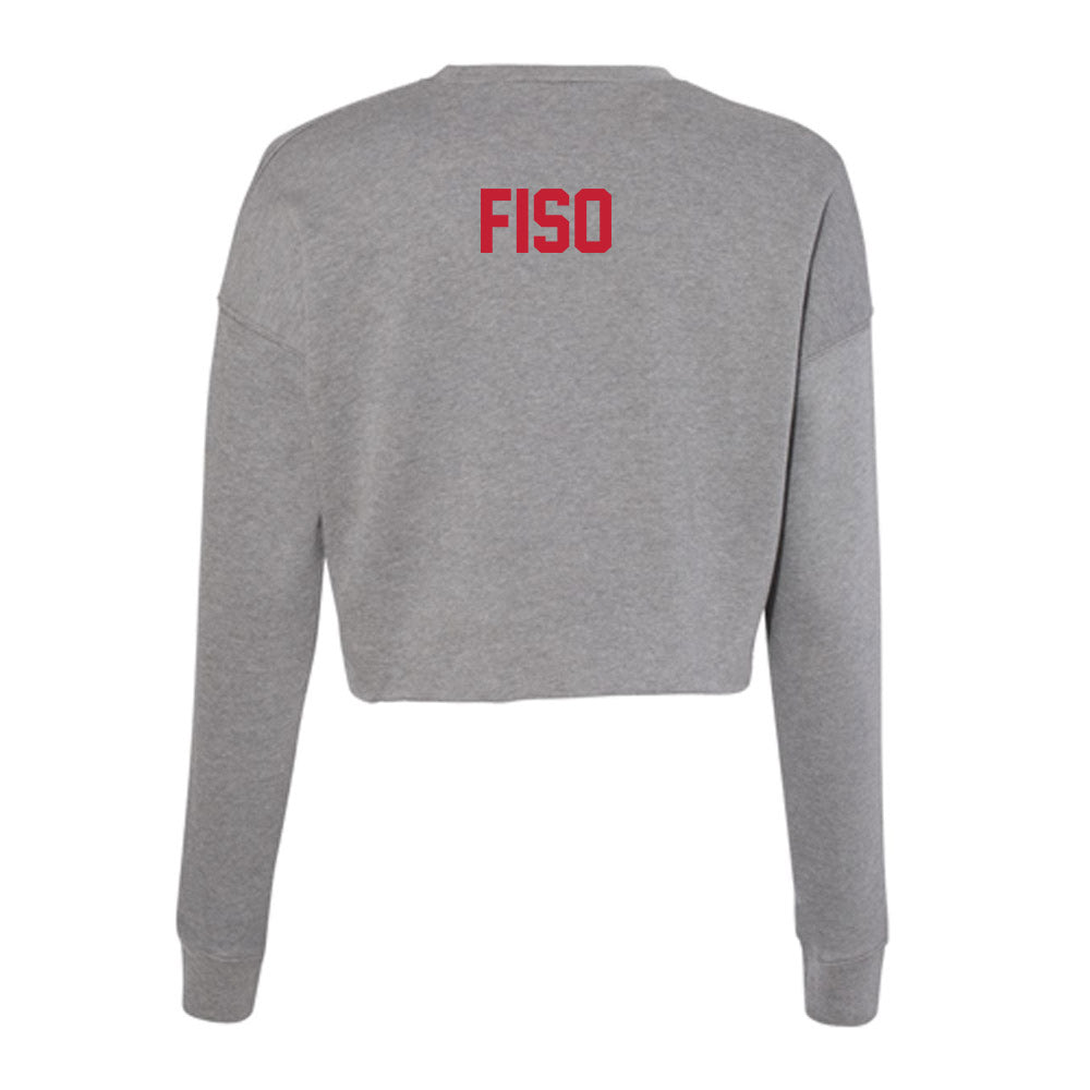 Seattle - NCAA Men's Track & Field : Matthew Fiso - Women's Cropped Crew Fleece-1