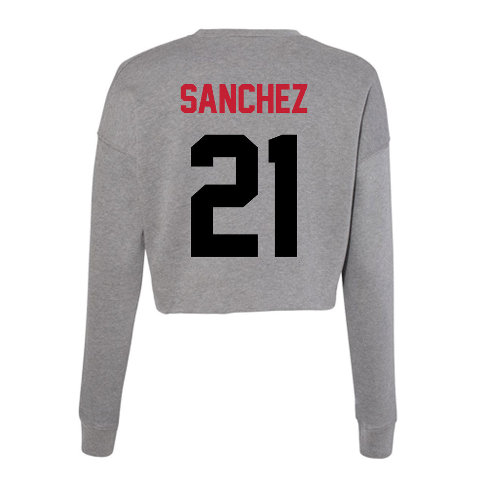 Seattle - NCAA Women's Soccer : Emma Sanchez - Women's Cropped Crew Fleece-1