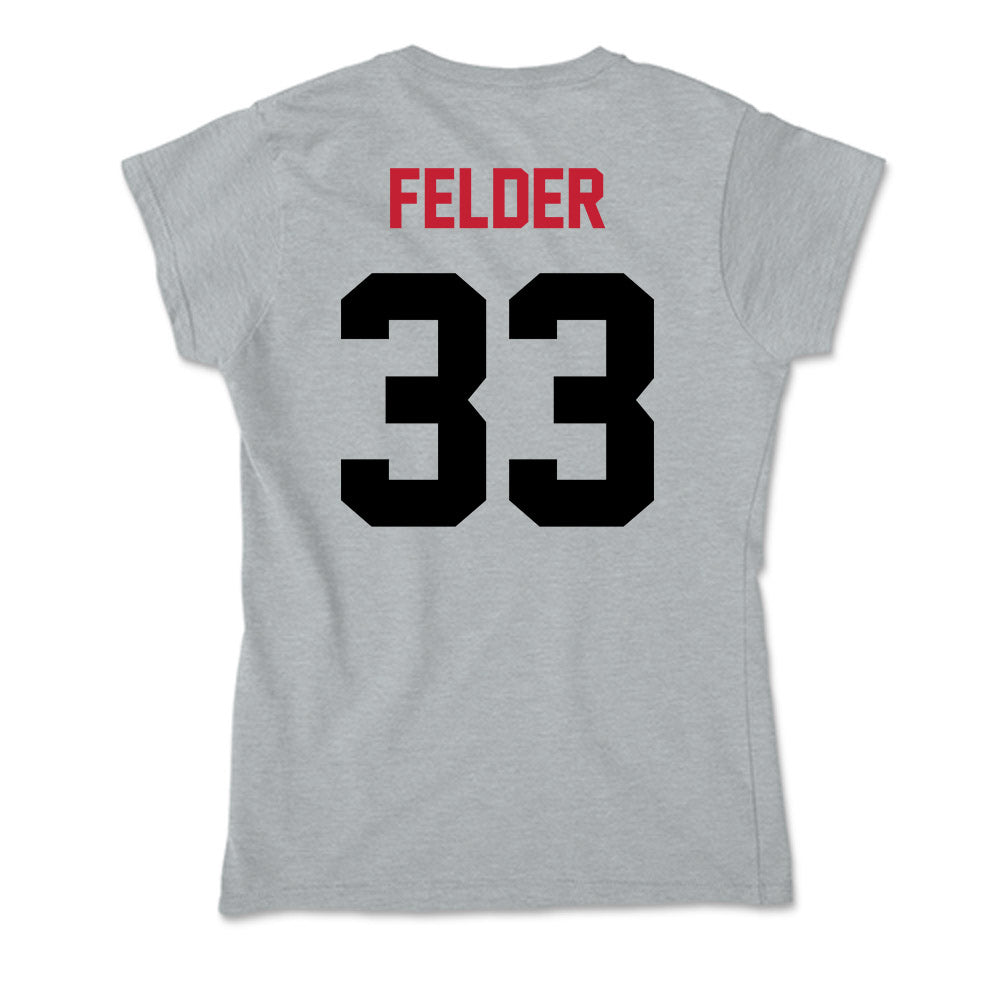 Seattle - NCAA Men's Basketball : Brock Felder - Soft Style Women’s T-Shirt-1