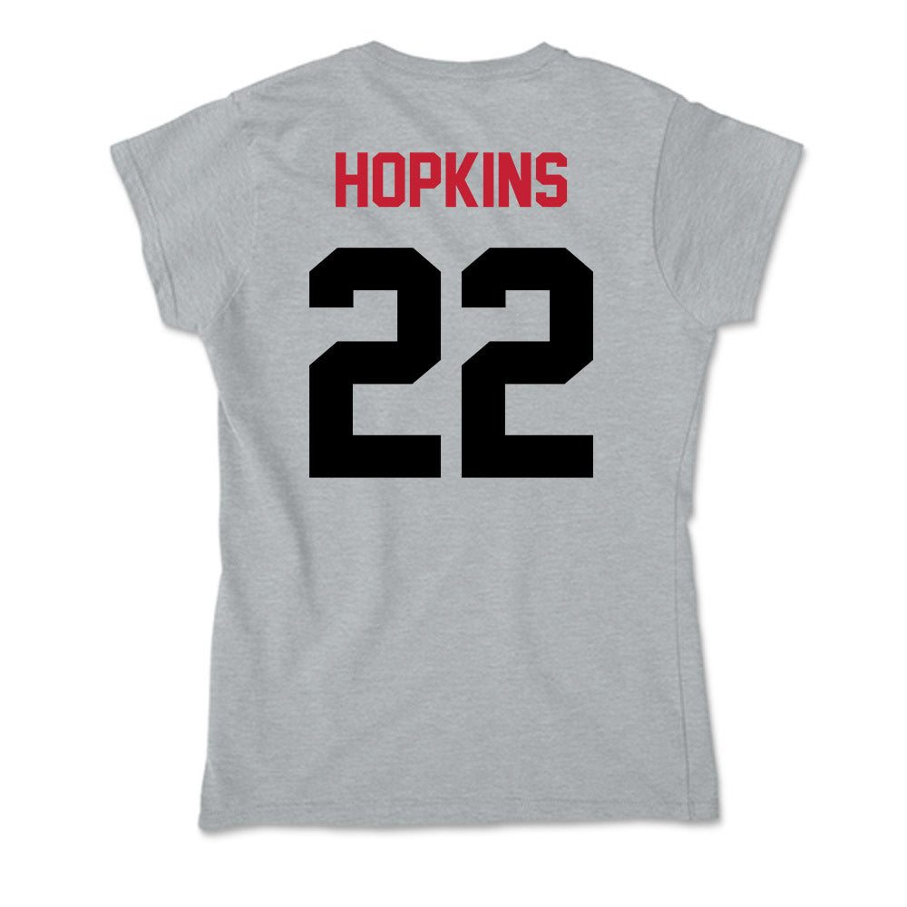 Seattle - NCAA Women's Soccer : Zoe Hopkins - Soft Style Women’s T-Shirt-1