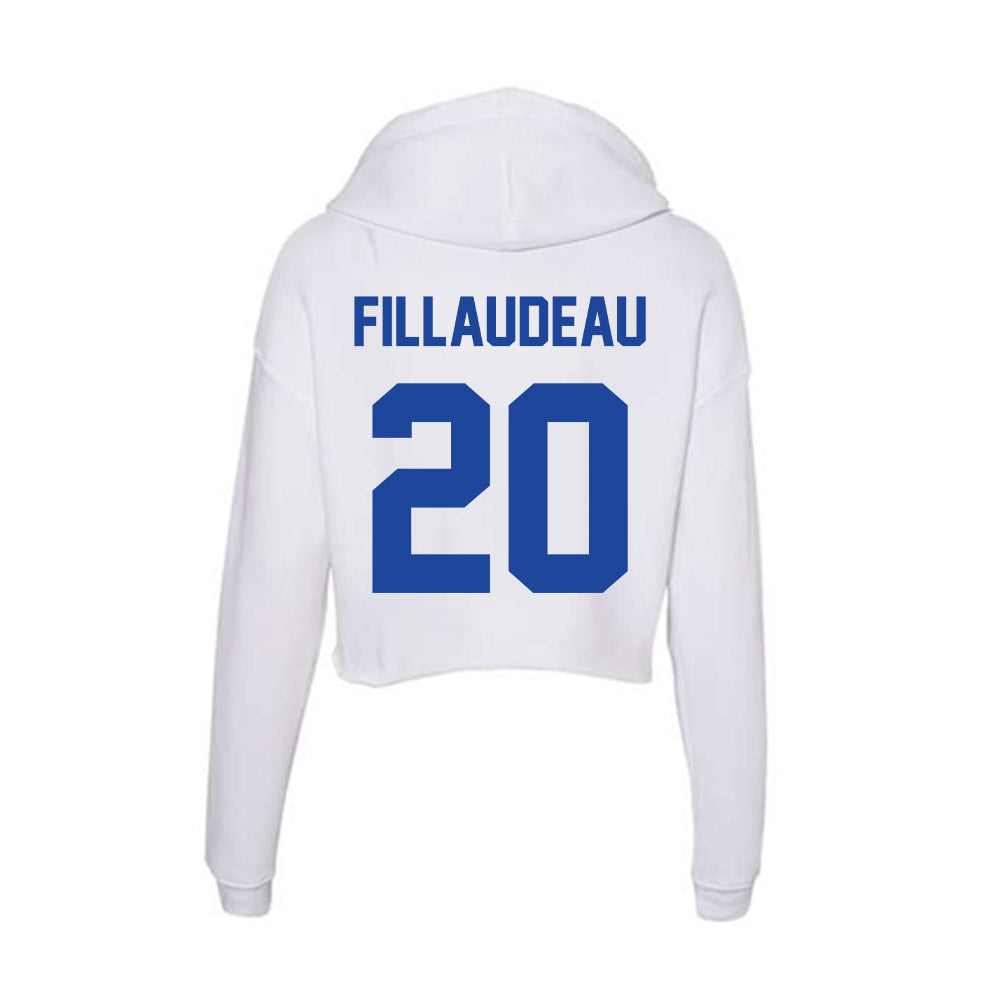 Georgia State - NCAA Men's Soccer : Tom Fillaudeau - Women's Crop Fleece Hoodie-1