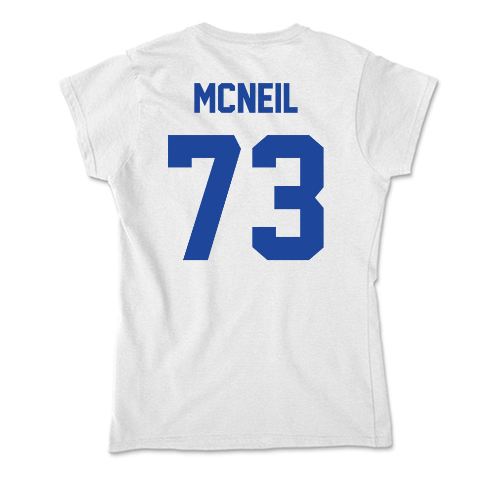 Georgia State - NCAA Football : Maleek McNeil - Soft Style Women’s T-Shirt-1