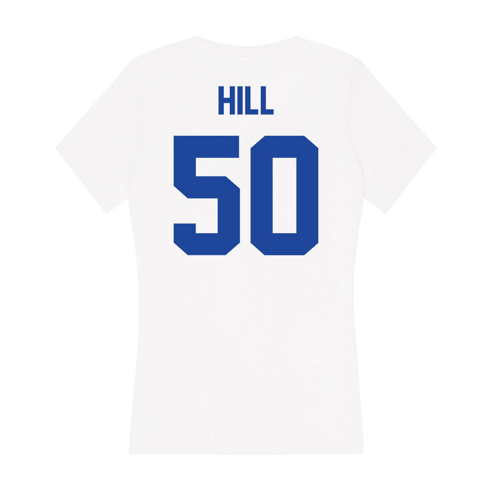Georgia State - NCAA Football : Adrian Hill - Women's V-Neck T-Shirt-1