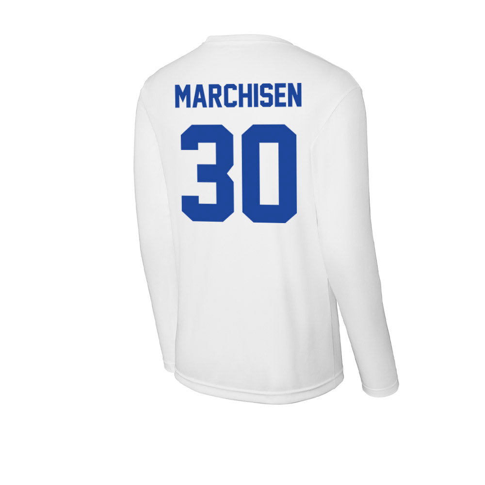 Georgia State - NCAA Men's Soccer : Finn Marchisen - Activewear Long Sleeve T-Shirt-1