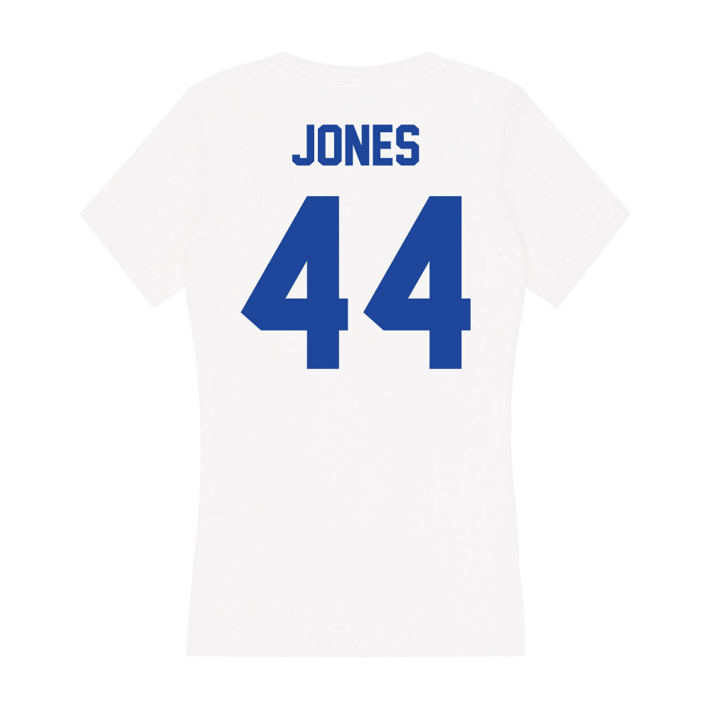 Georgia State - NCAA Football : Jacobi Jones - Women's V-Neck T-Shirt-1