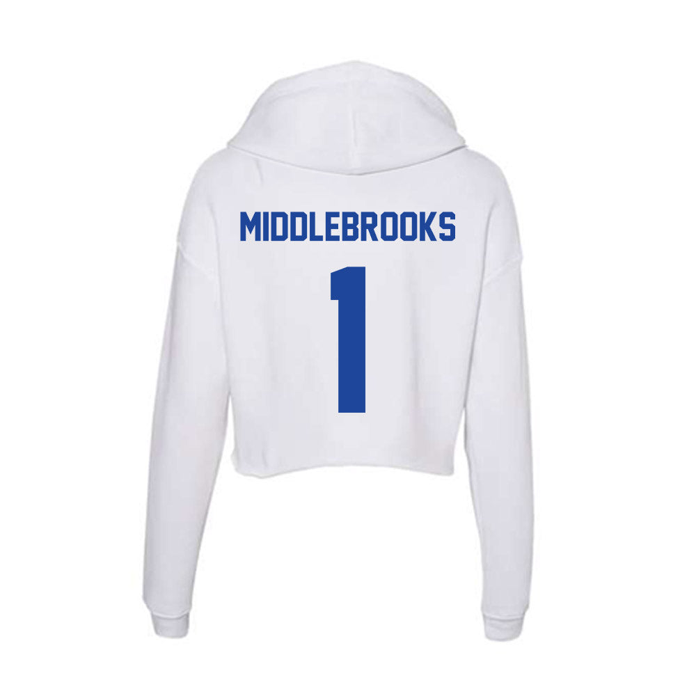 Georgia State - NCAA Softball : Chloe Middlebrooks - Women's Crop Fleece Hoodie-1