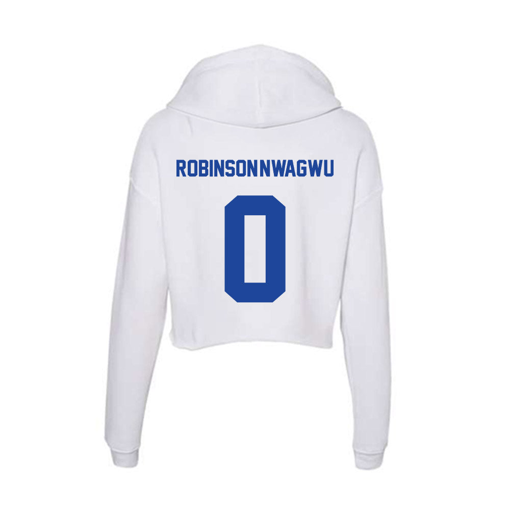 Georgia State - NCAA Women's Basketball : Morgan Robinson-Nwagwu - Women's Crop Fleece Hoodie-1