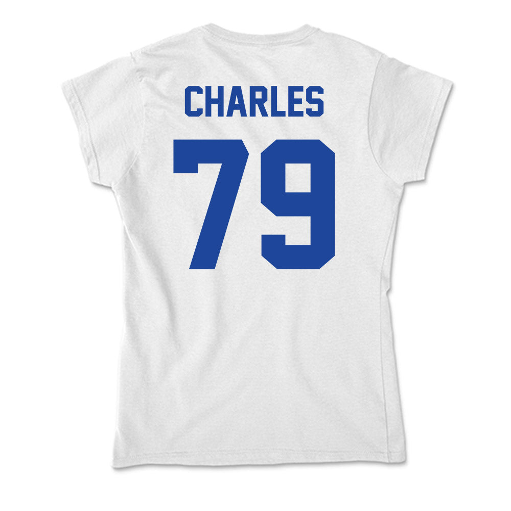 Georgia State - NCAA Football : Ethan Charles - Soft Style Women’s T-Shirt-1