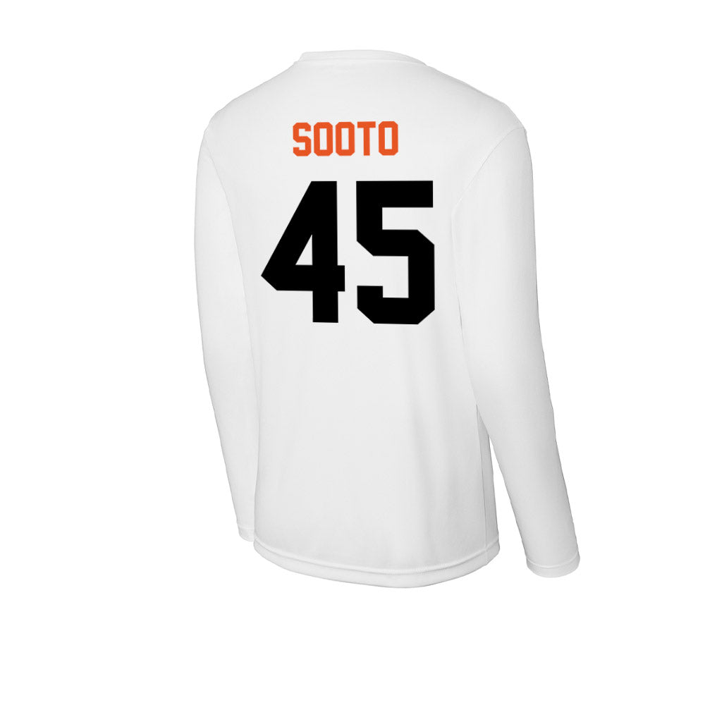 UTPB - NCAA Football : McKyle Sooto - Activewear Long Sleeve T-Shirt-1
