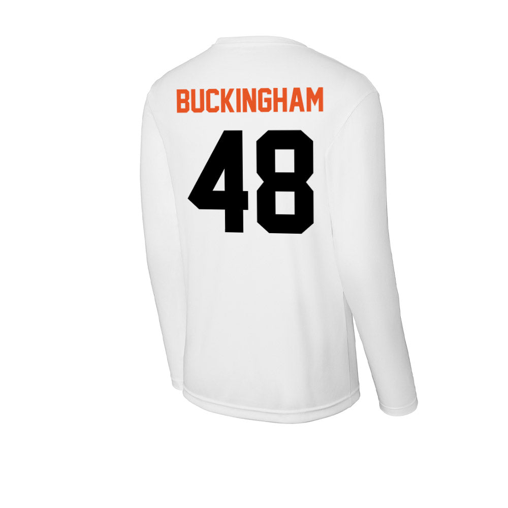 UTPB - NCAA Football : Chase Buckingham - Activewear Long Sleeve T-Shirt-1