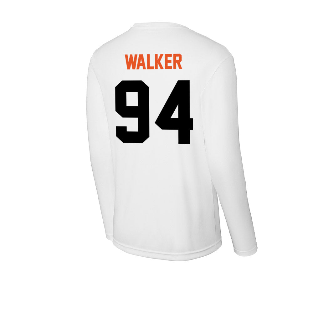 UTPB - NCAA Football : David Walker - Activewear Long Sleeve T-Shirt-1