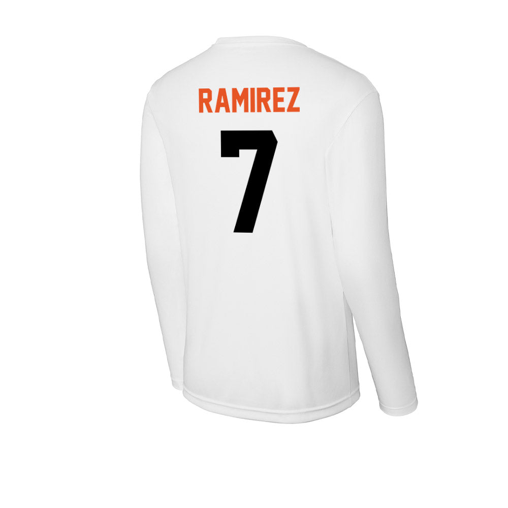 UTPB - NCAA Women's Soccer : Cassie Ramirez - Activewear Long Sleeve T-Shirt-1