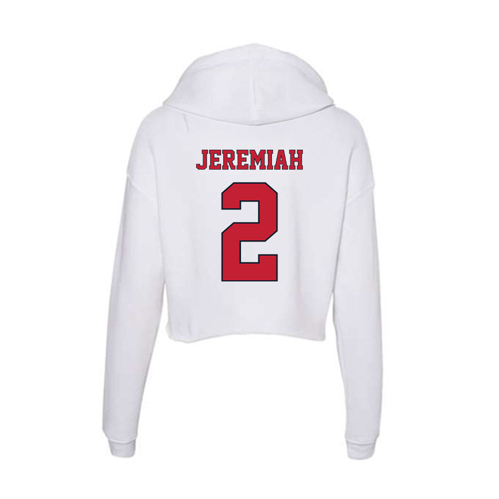 St. Johns - NCAA Baseball : Jace Jeremiah - Women's Crop Fleece Hoodie-1