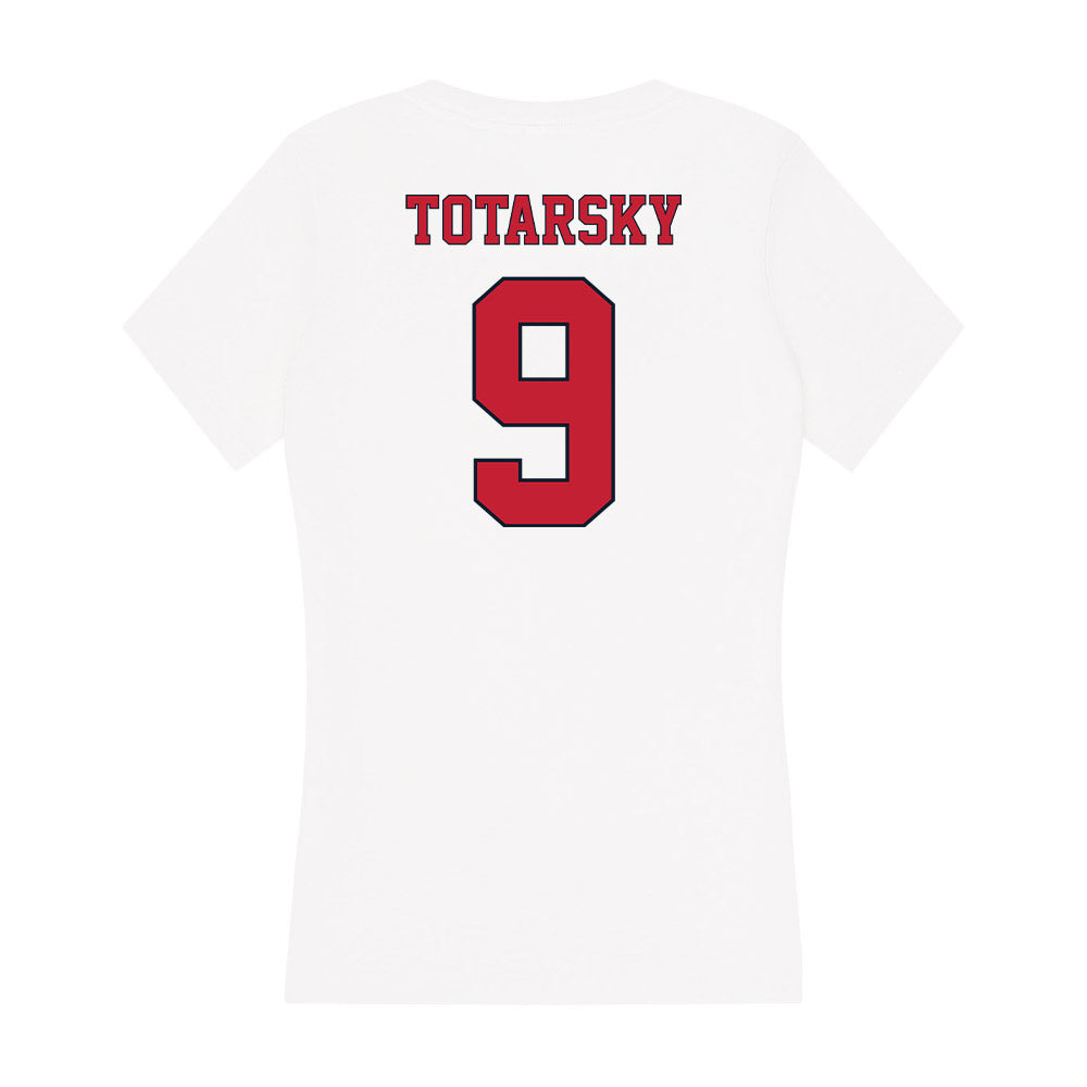 St. Johns - NCAA Softball : Sydney Totarsky - Women's V-Neck T-Shirt-1
