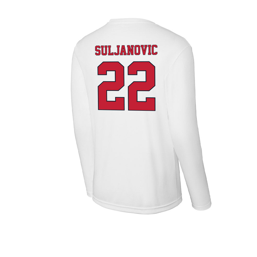 St. Johns - NCAA Men's Basketball : Imran Suljanovic - Activewear Long Sleeve T-Shirt-1