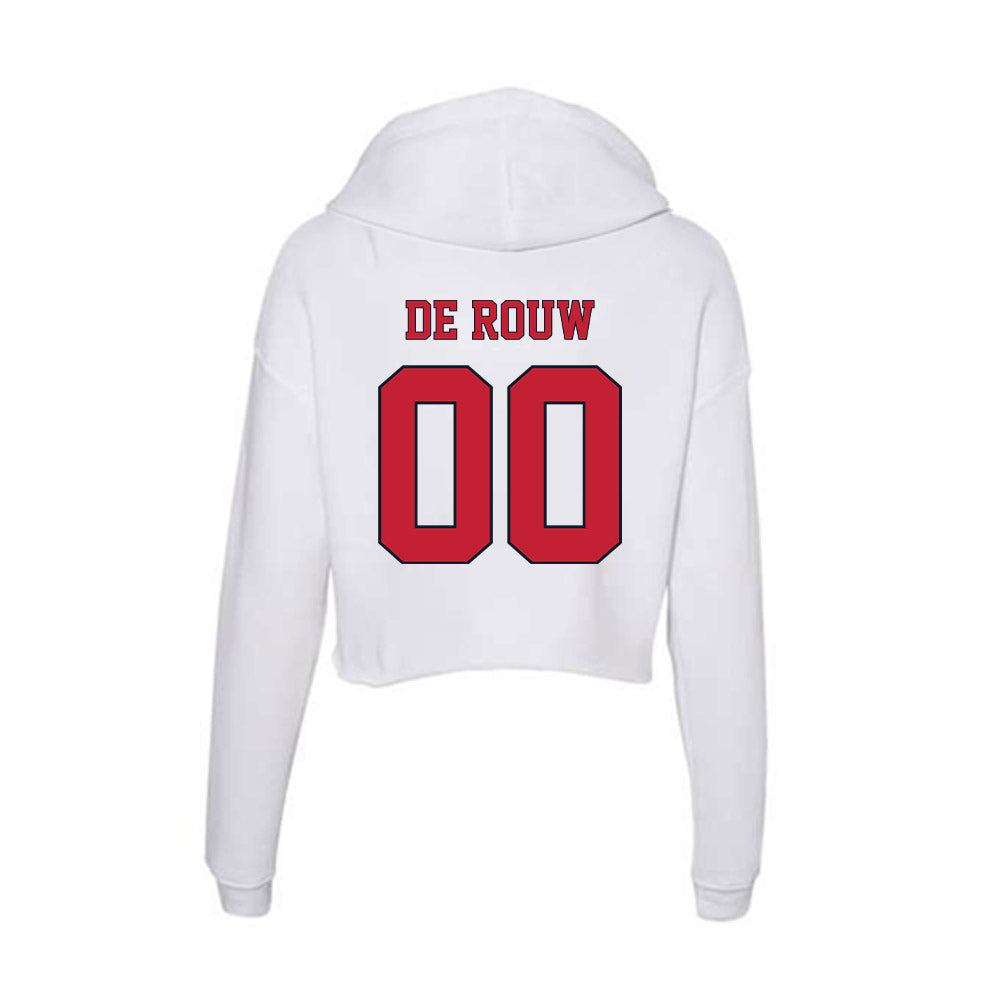 St. Johns - NCAA Women's Soccer : Iris de Rouw - Women's Crop Fleece Hoodie-1