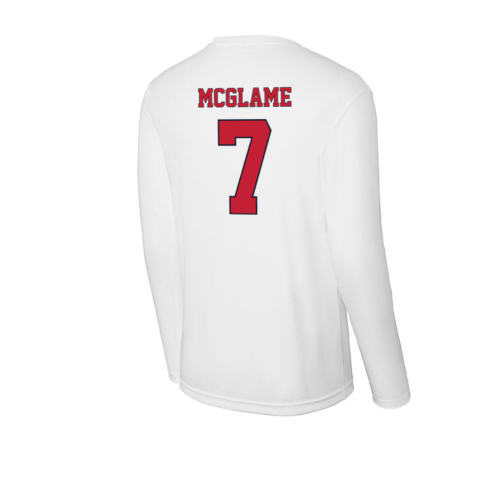St. Johns - NCAA Women's Soccer : Molly McGlame - Activewear Long Sleeve T-Shirt-1