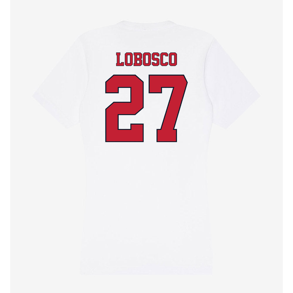 St. Johns - NCAA Softball : Bianca Lobosco - Women's V-Neck T-Shirt-1