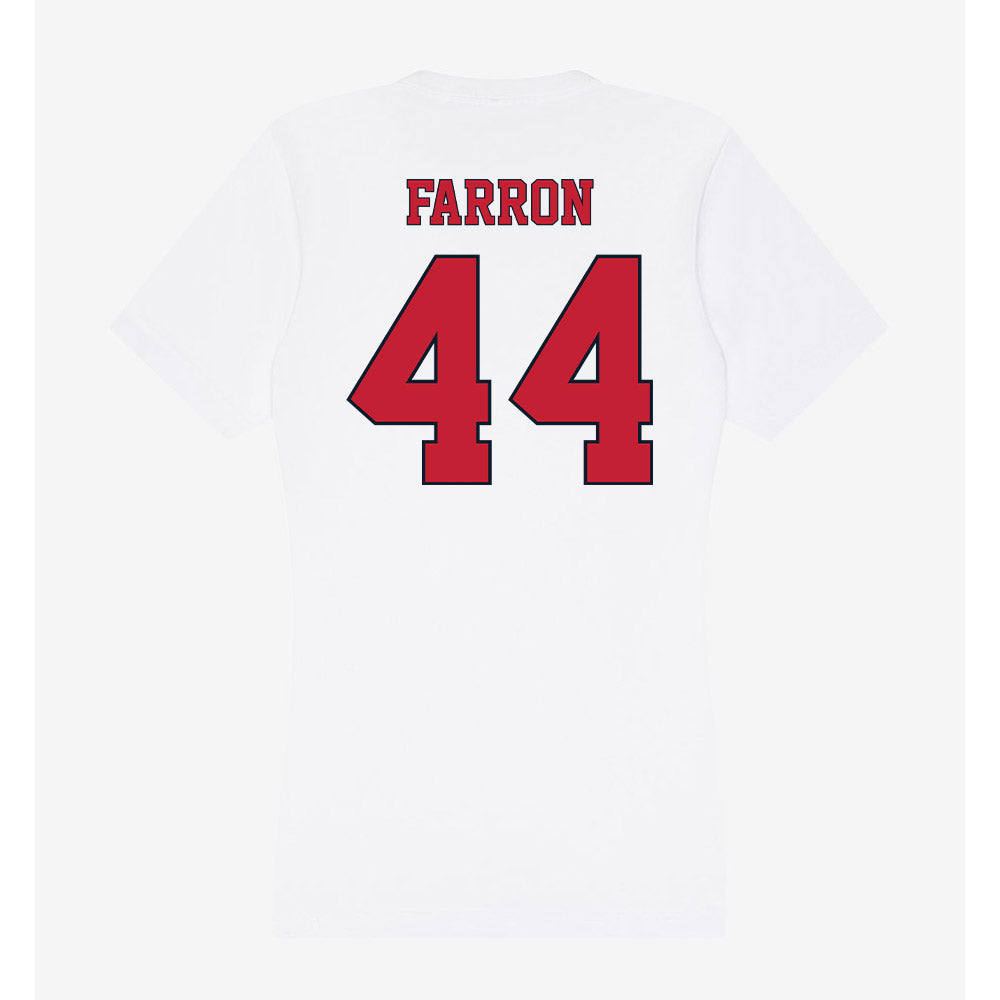 St. Johns - NCAA Men's Lacrosse : Ryan Farron - Women's V-Neck T-Shirt-1