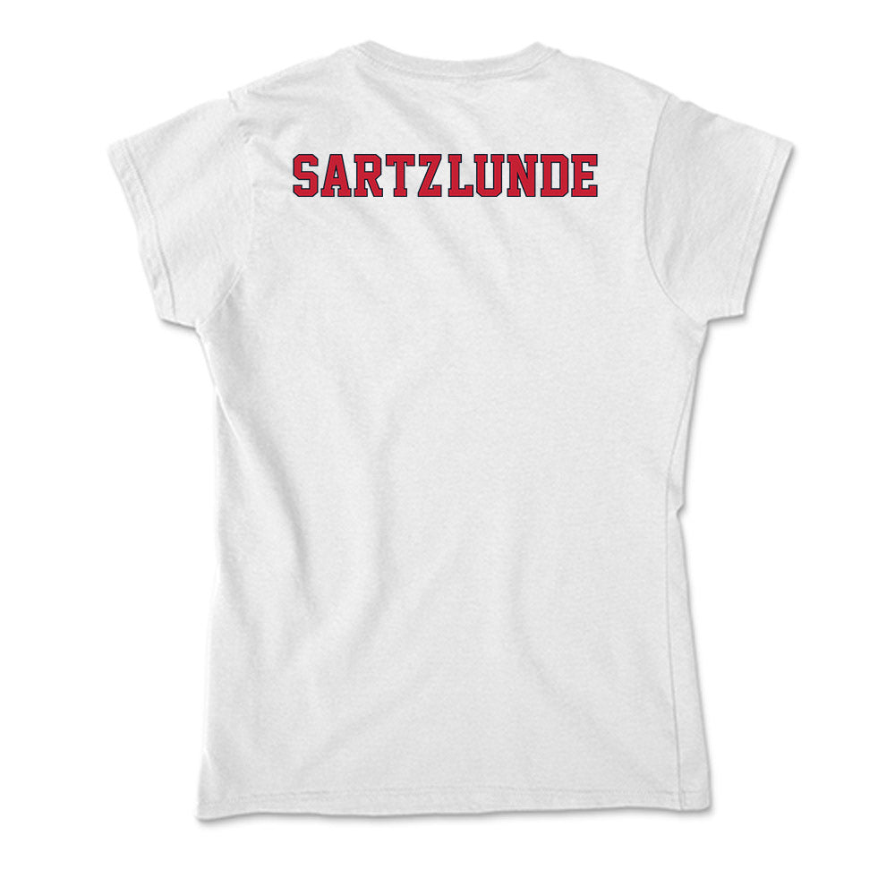 St. Johns - NCAA Women's Tennis : Nicoline Sartz-Lunde - Soft Style Women’s T-Shirt-1