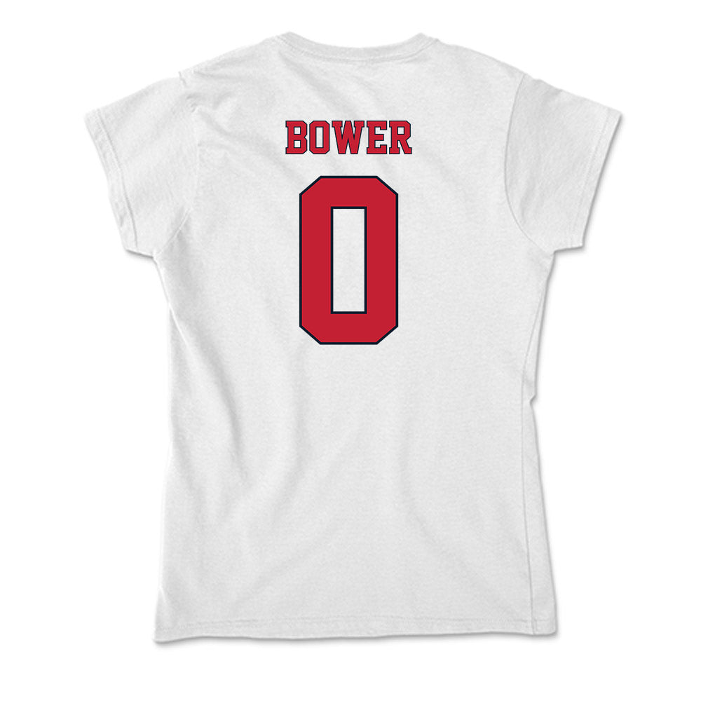 St. Johns - NCAA Women's Soccer : Kayla Bower - Soft Style Women’s T-Shirt-1