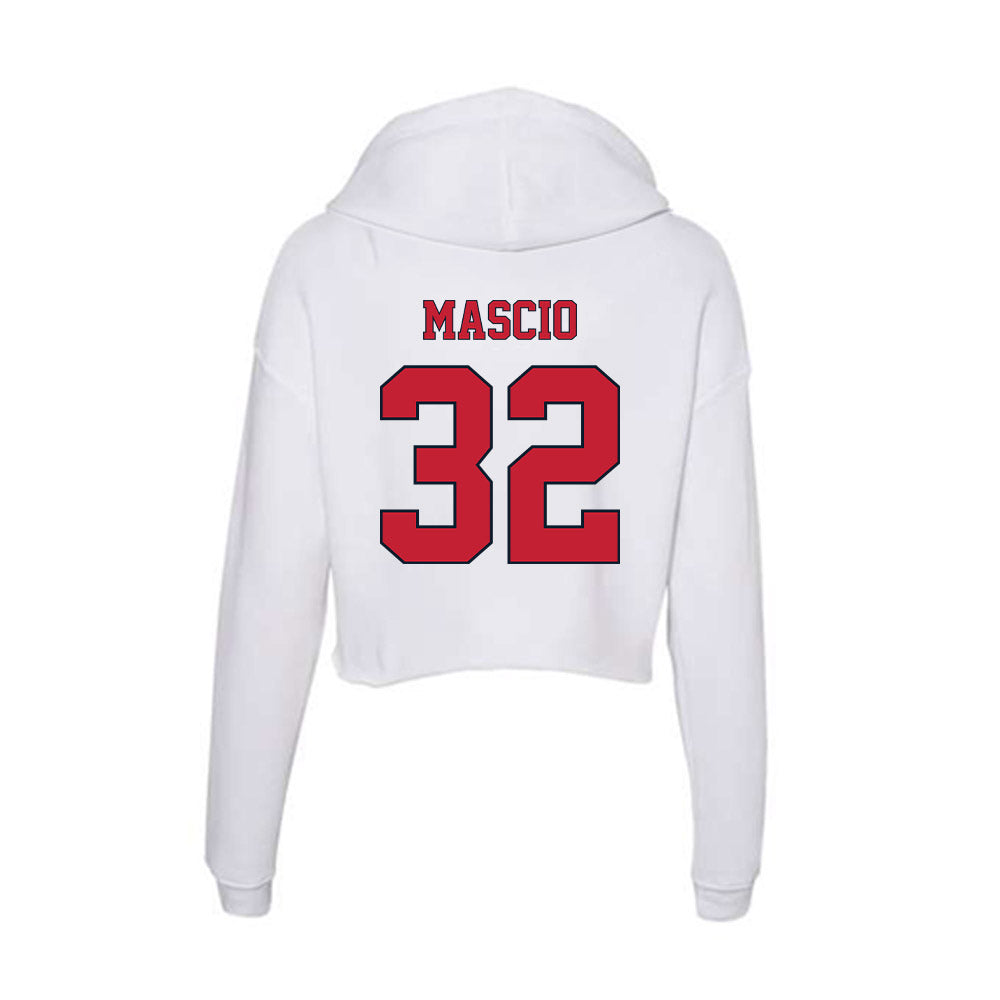 St. Johns - NCAA Baseball : Joseph Mascio - Women's Crop Fleece Hoodie-1