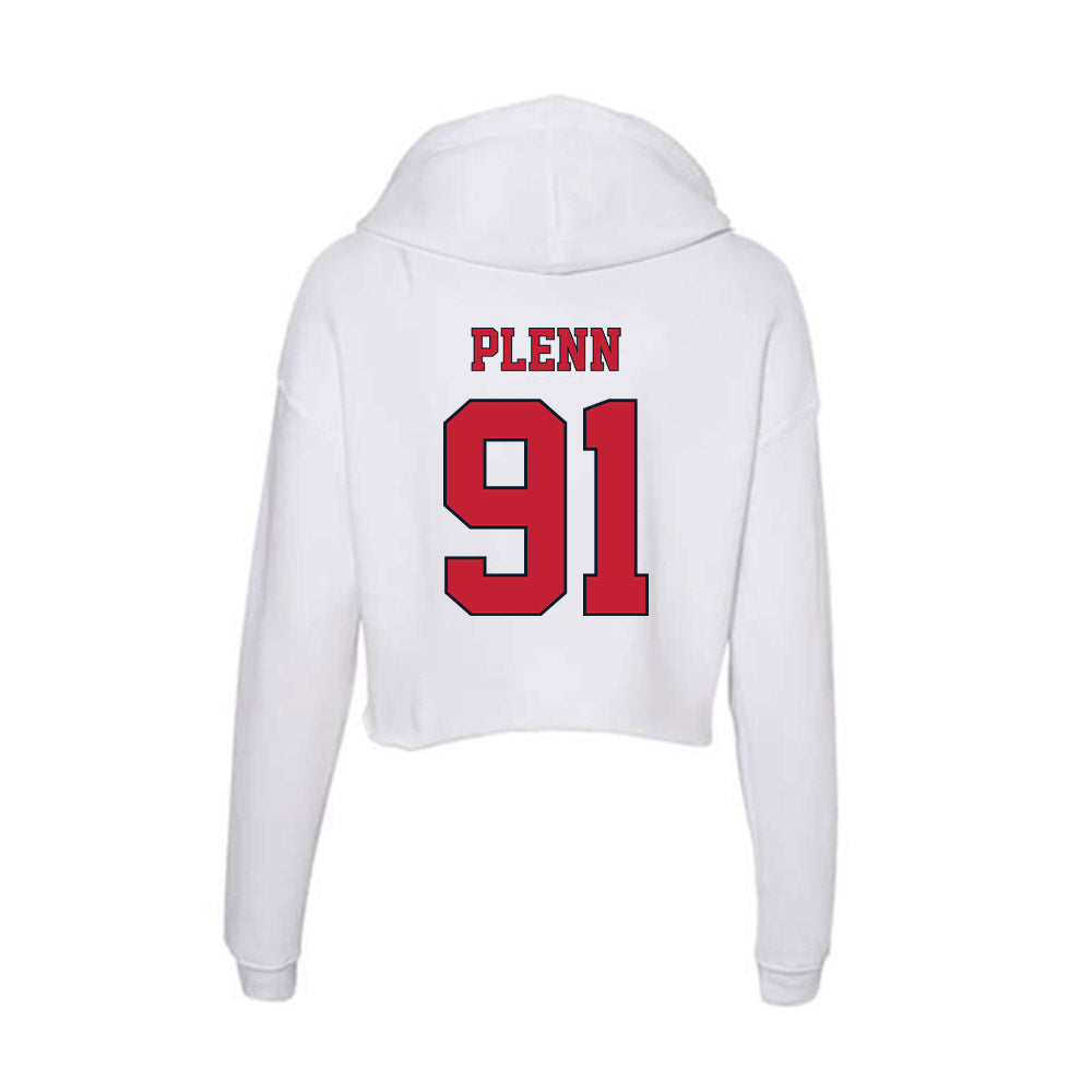 St. Johns - NCAA Men's Lacrosse : Noah Plenn - Women's Crop Fleece Hoodie-1