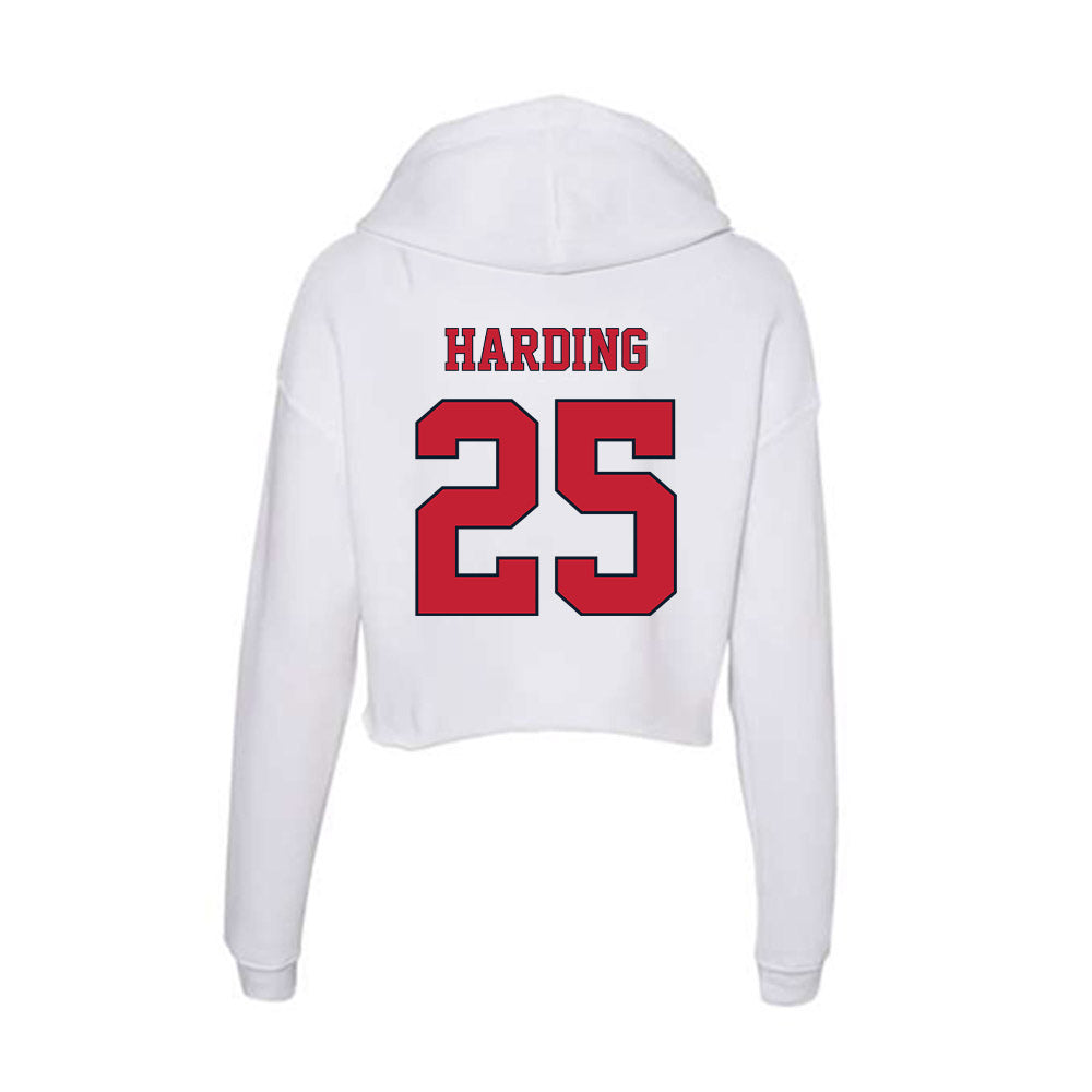 St. Johns - NCAA Baseball : Thomas Harding - Women's Crop Fleece Hoodie-1