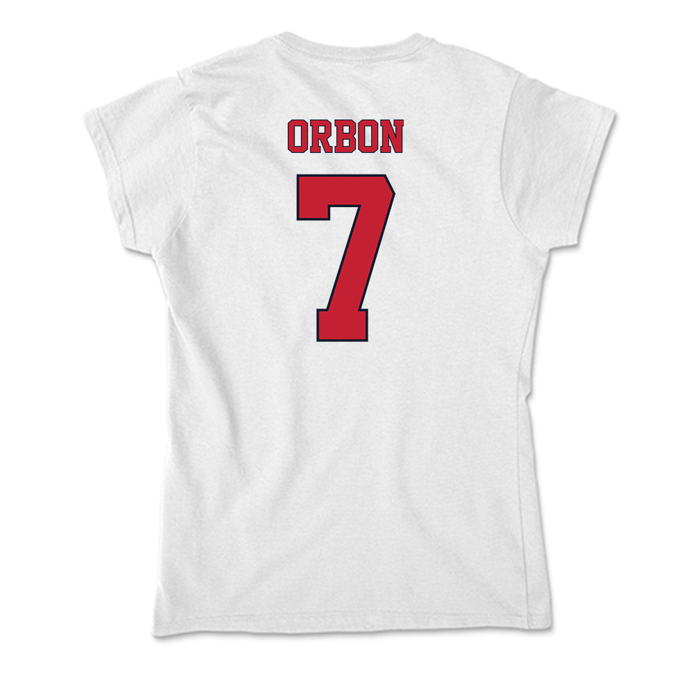 St. Johns - NCAA Baseball : Luke Orbon - Soft Style Women’s T-Shirt-1
