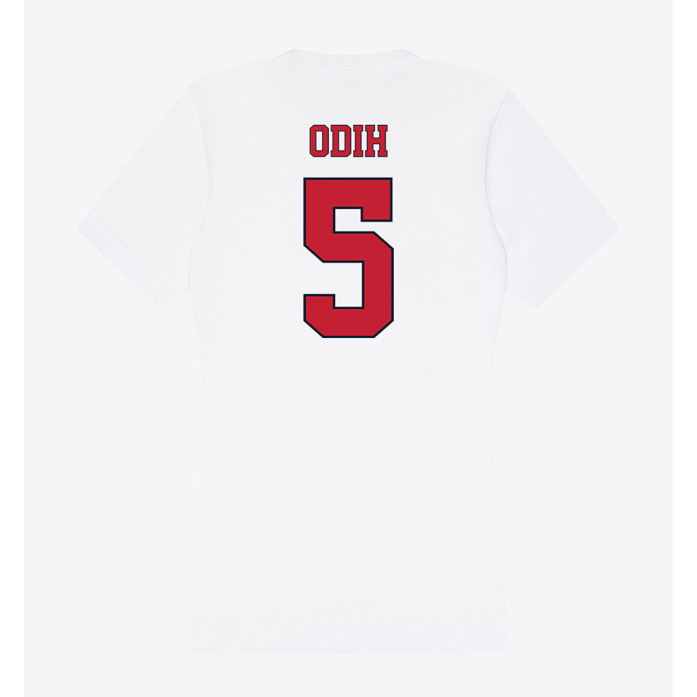 St. Johns - NCAA Men's Basketball : Kelvin Odih - Women's V-Neck T-Shirt-1