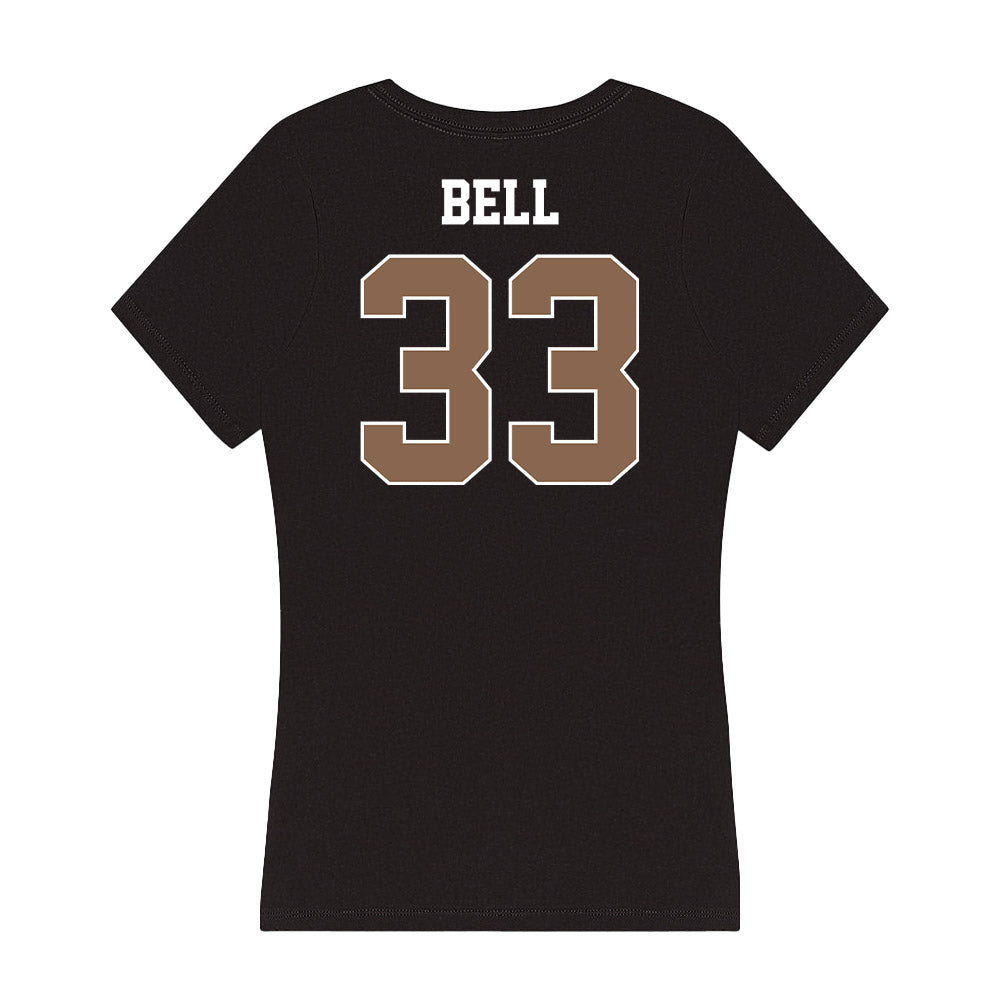 Coastal Carolina - NCAA Baseball : Tadan Bell - Women's V-Neck T-Shirt-1