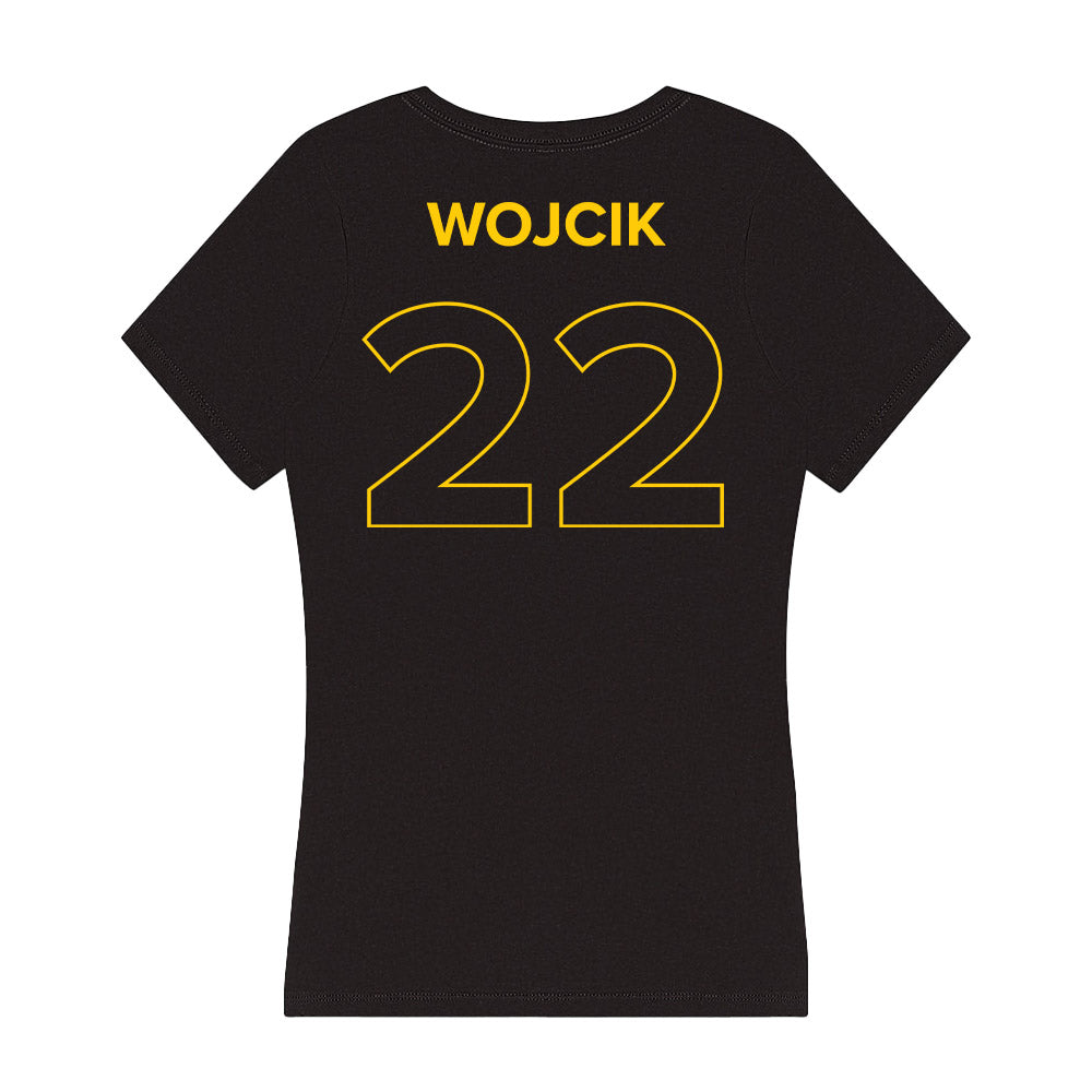 Towson - NCAA Women's Lacrosse : Bella Wojcik - Women's V-Neck T-Shirt-1
