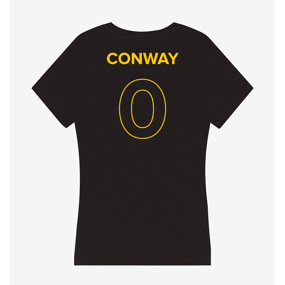 Towson - NCAA Men's Basketball : Ryan Conway - Women's V-Neck T-Shirt-1