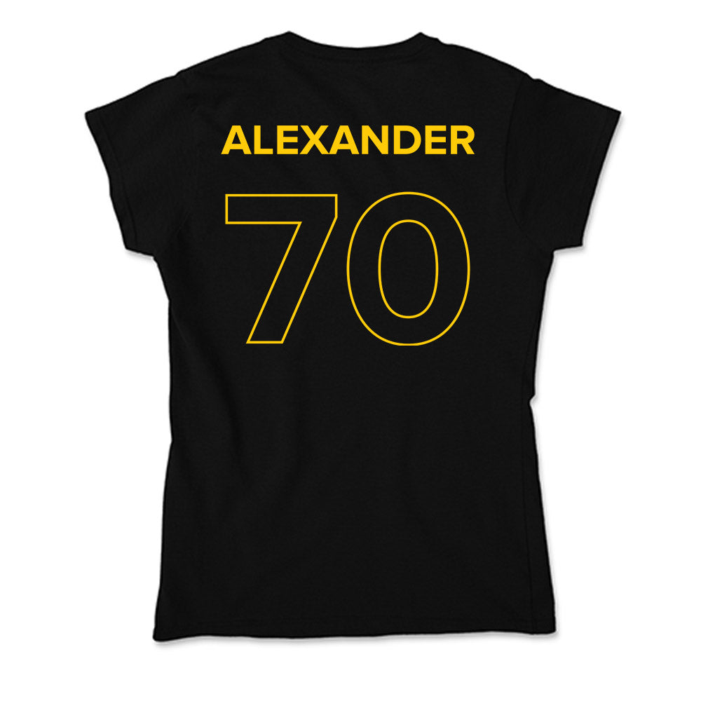 Towson - NCAA Football : T'Khi Alexander - Soft Style Women’s T-Shirt-1