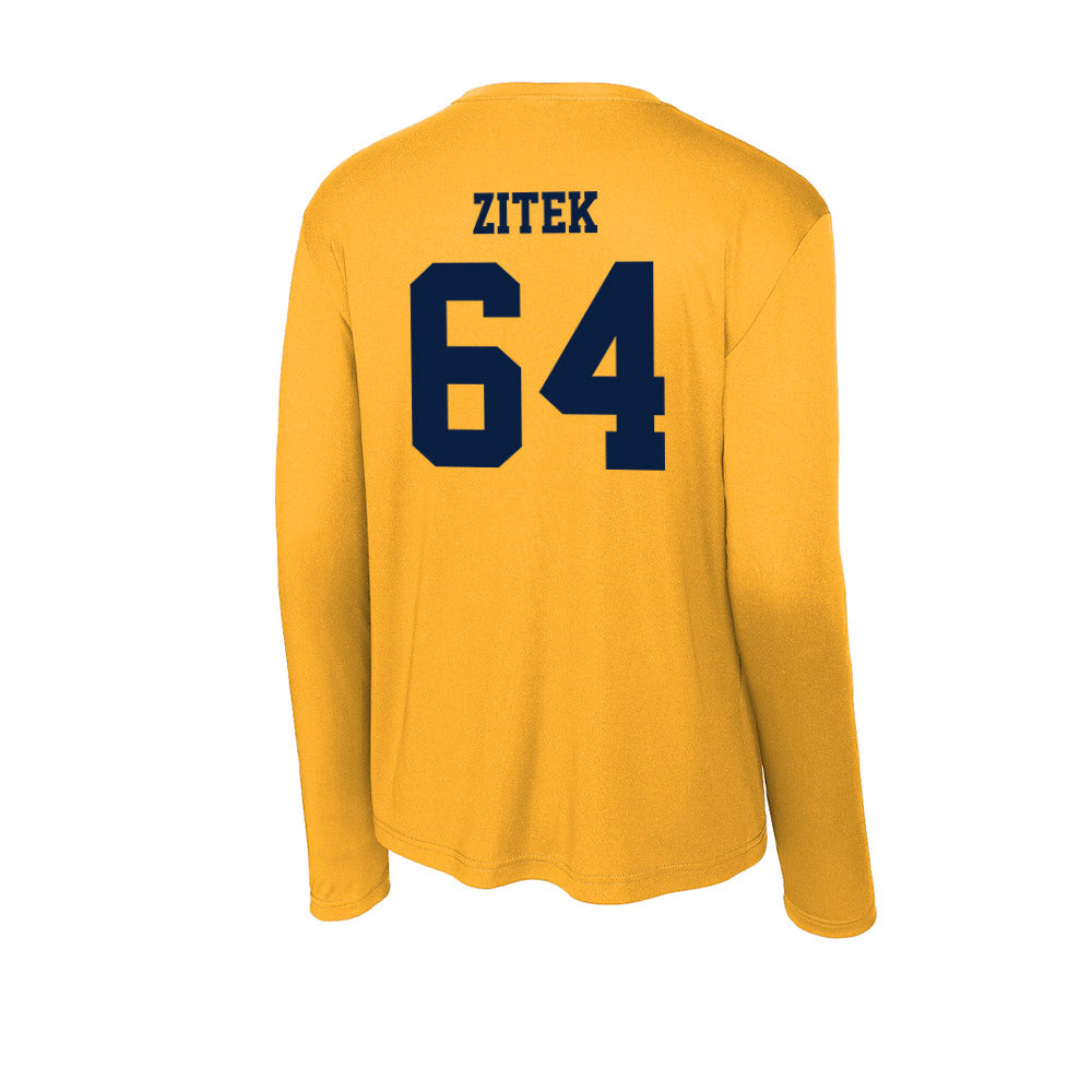 AU - NCAA Football : Jake Zitek - Activewear Long Sleeve T-Shirt-1