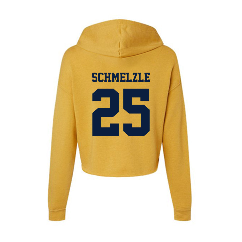 AU - NCAA Baseball : Cal Schmelzle - Women's Crop Fleece Hoodie-1