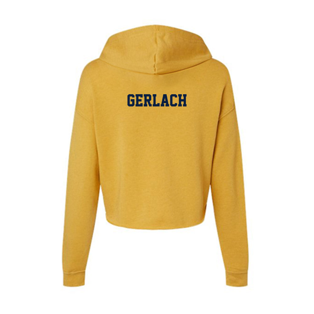 AU - NCAA Acrobatics & Tumbling : Amelia Gerlach - Women's Crop Fleece Hoodie-1