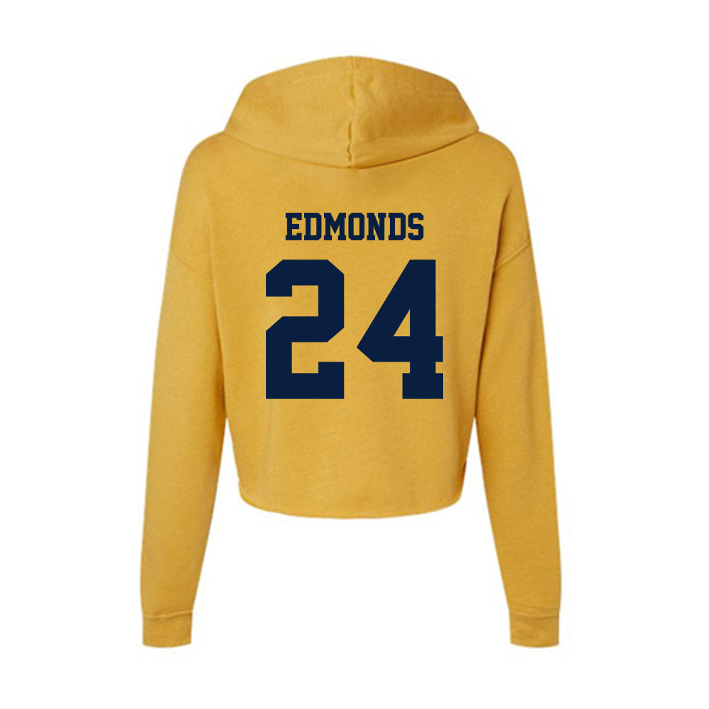 AU - NCAA Women's Basketball : Kristin Edmonds - Women's Crop Fleece Hoodie-1