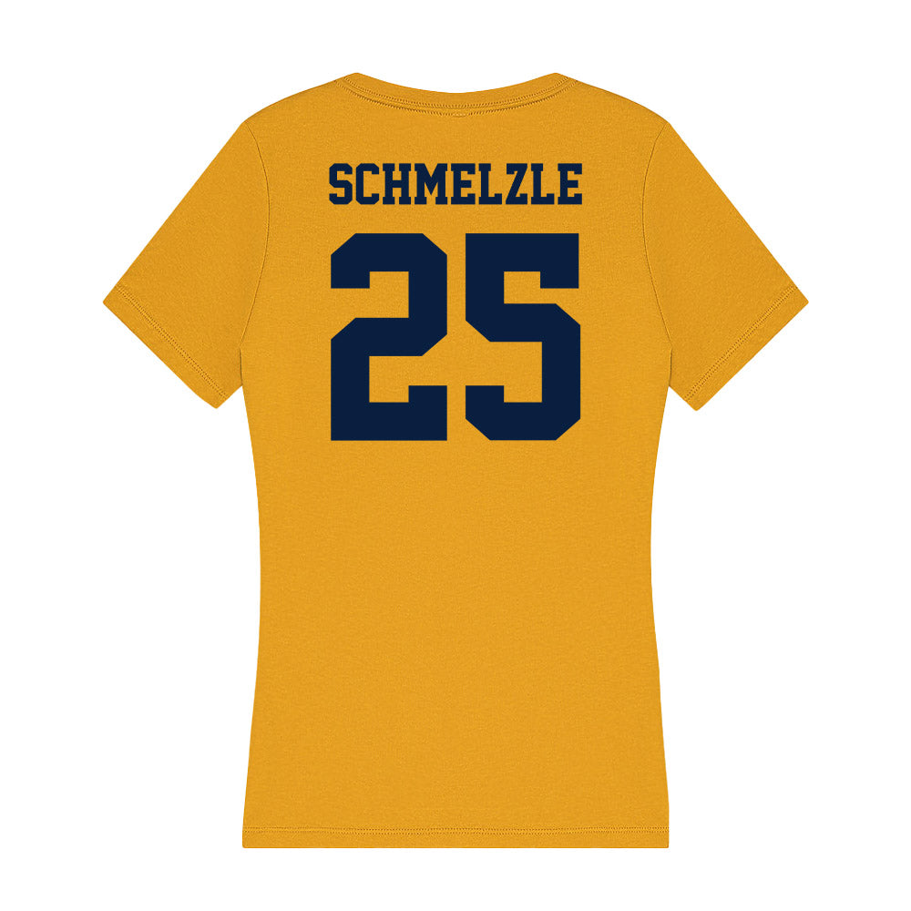 AU - NCAA Baseball : Cal Schmelzle - Women's V-Neck T-Shirt-1