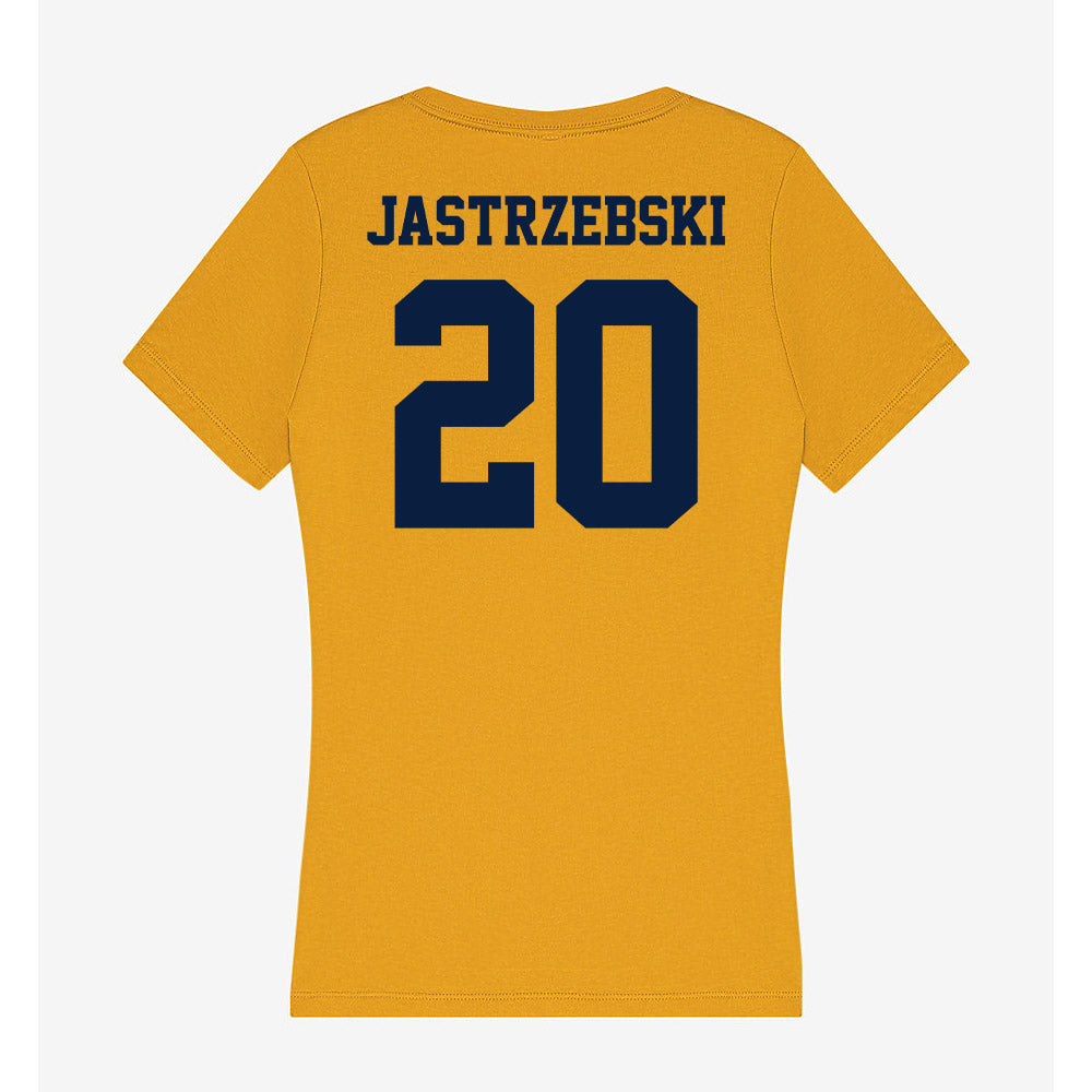 AU - NCAA Men's Ice Hockey : Jacob Jastrzebski - Women's V-Neck T-Shirt-1