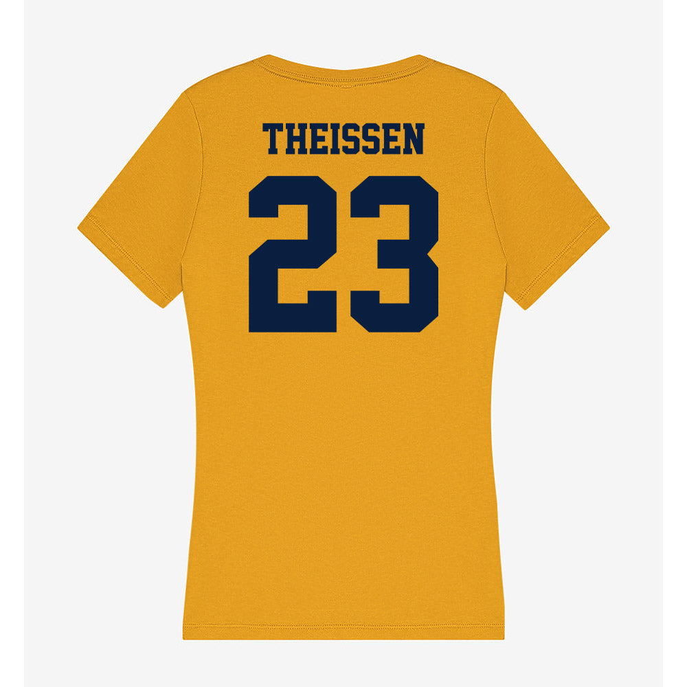 AU - NCAA Men's Ice Hockey : Carter Theissen - Women's V-Neck T-Shirt-1