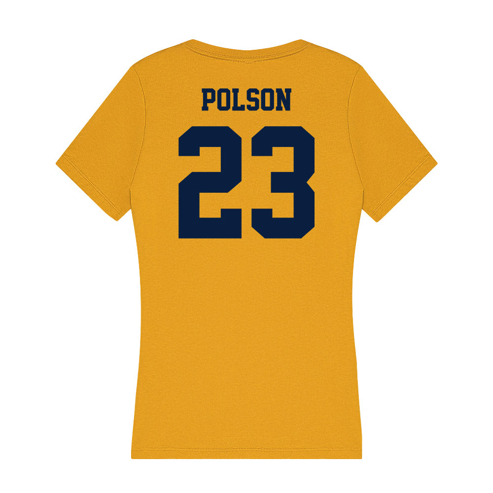 AU - NCAA Football : Ty Polson - Women's V-Neck T-Shirt-1