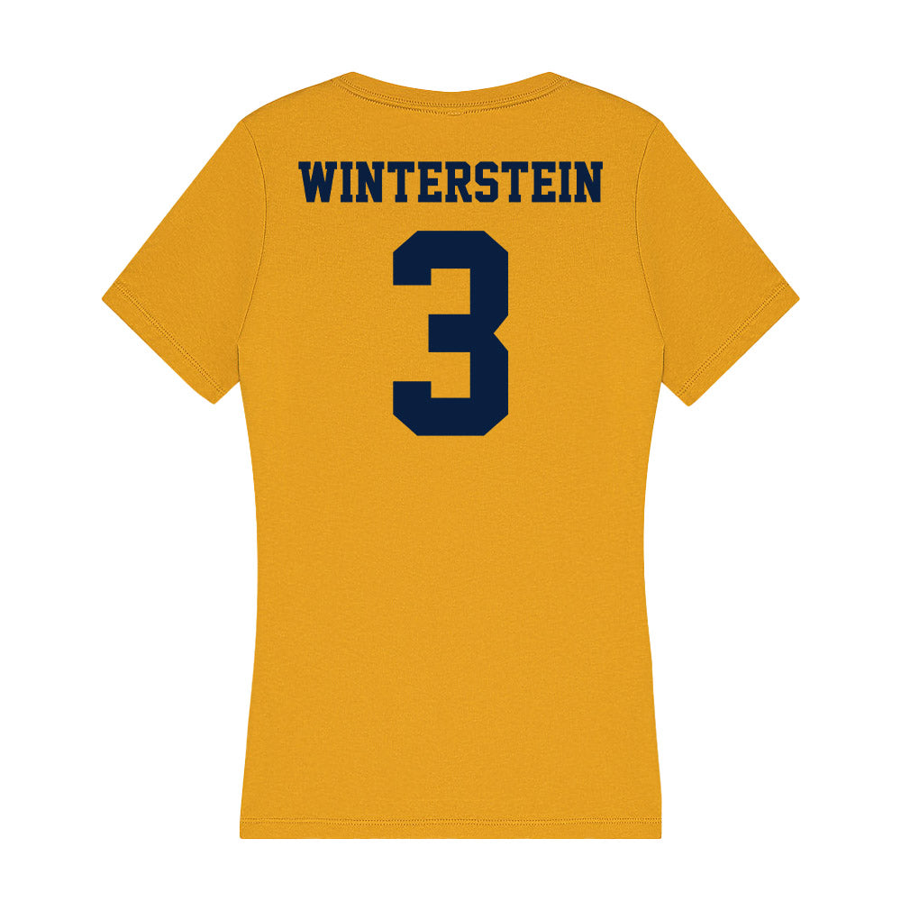 AU - NCAA Baseball : Trevor Winterstein - Women's V-Neck T-Shirt-1